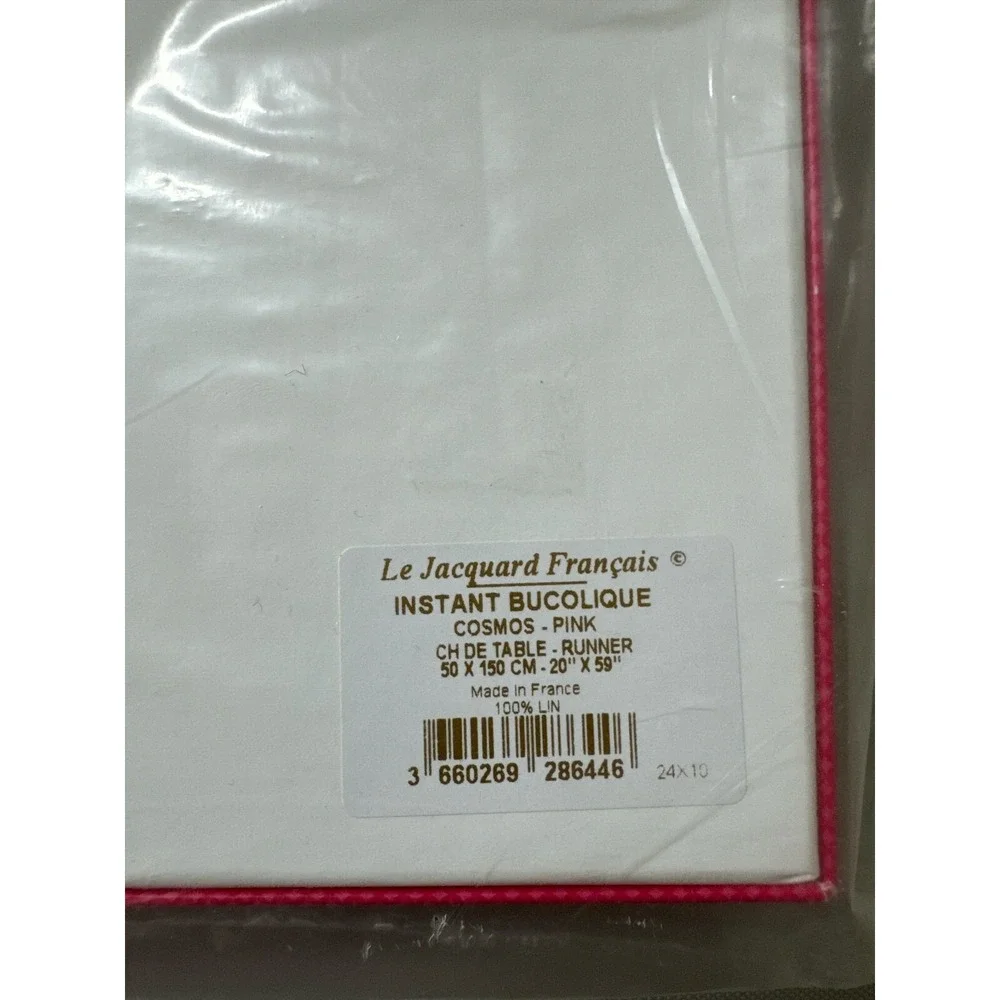 Le Jacquard Francais‎ Instant Bucolique Table Runner Pink 20